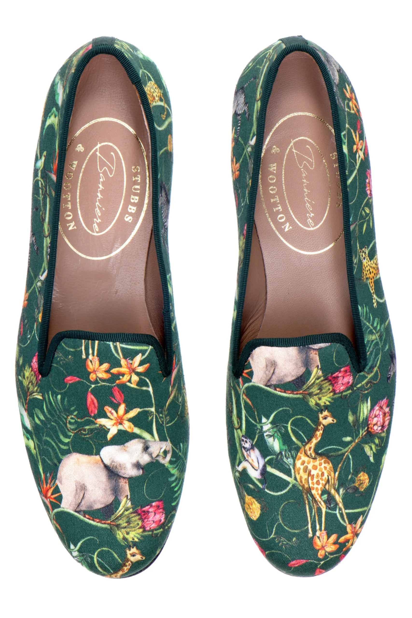 Africa Emerald Silk Slipper (Women)<Stubbs & Wootton New