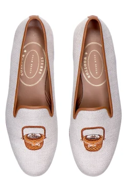 Basket Linen Slipper (Men)<Stubbs & Wootton Clearance