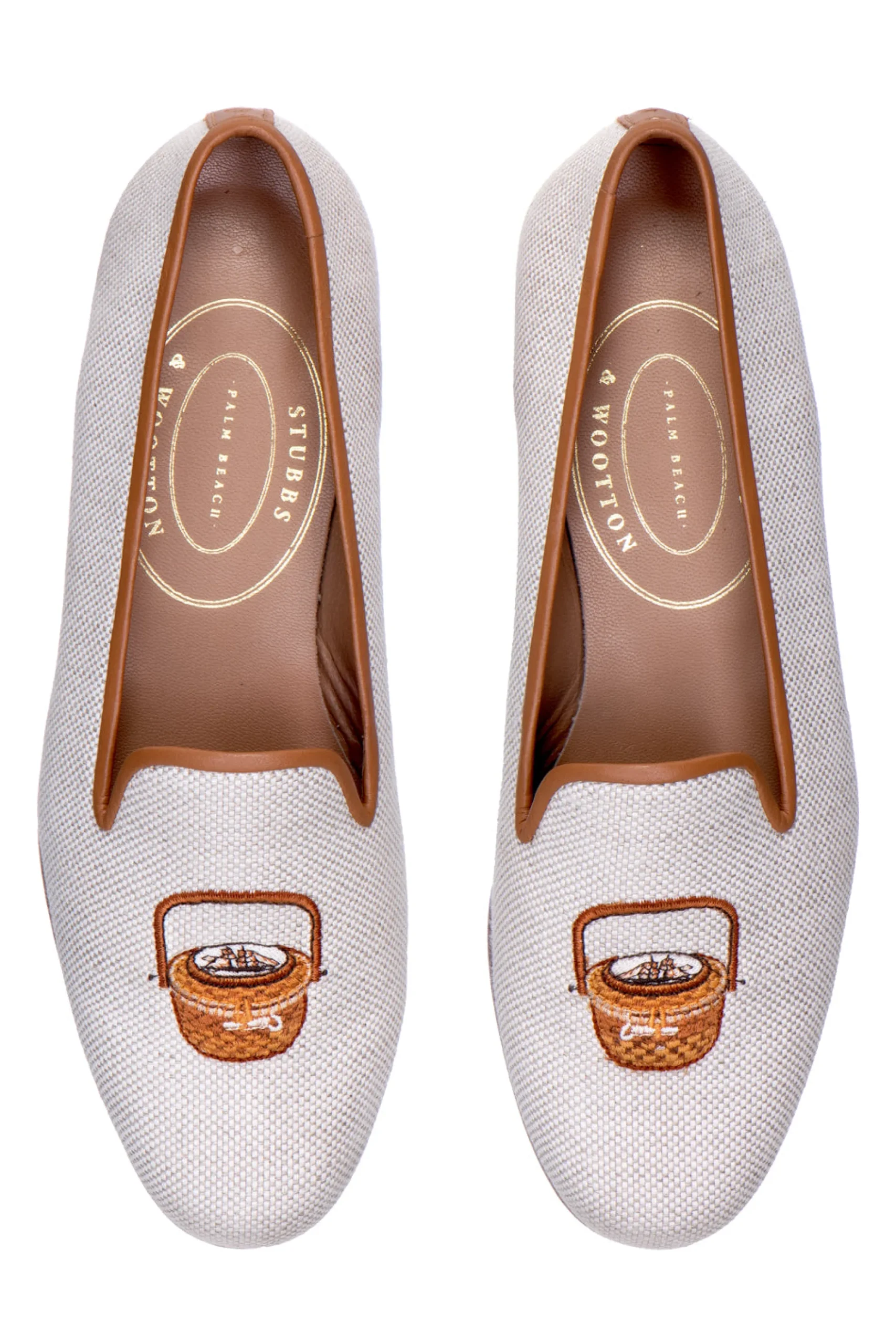 Basket Linen Slipper (Men)<Stubbs & Wootton Clearance