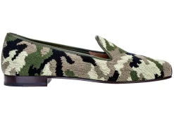 Camo Needlepoint Slipper (Women)<Stubbs & Wootton Best