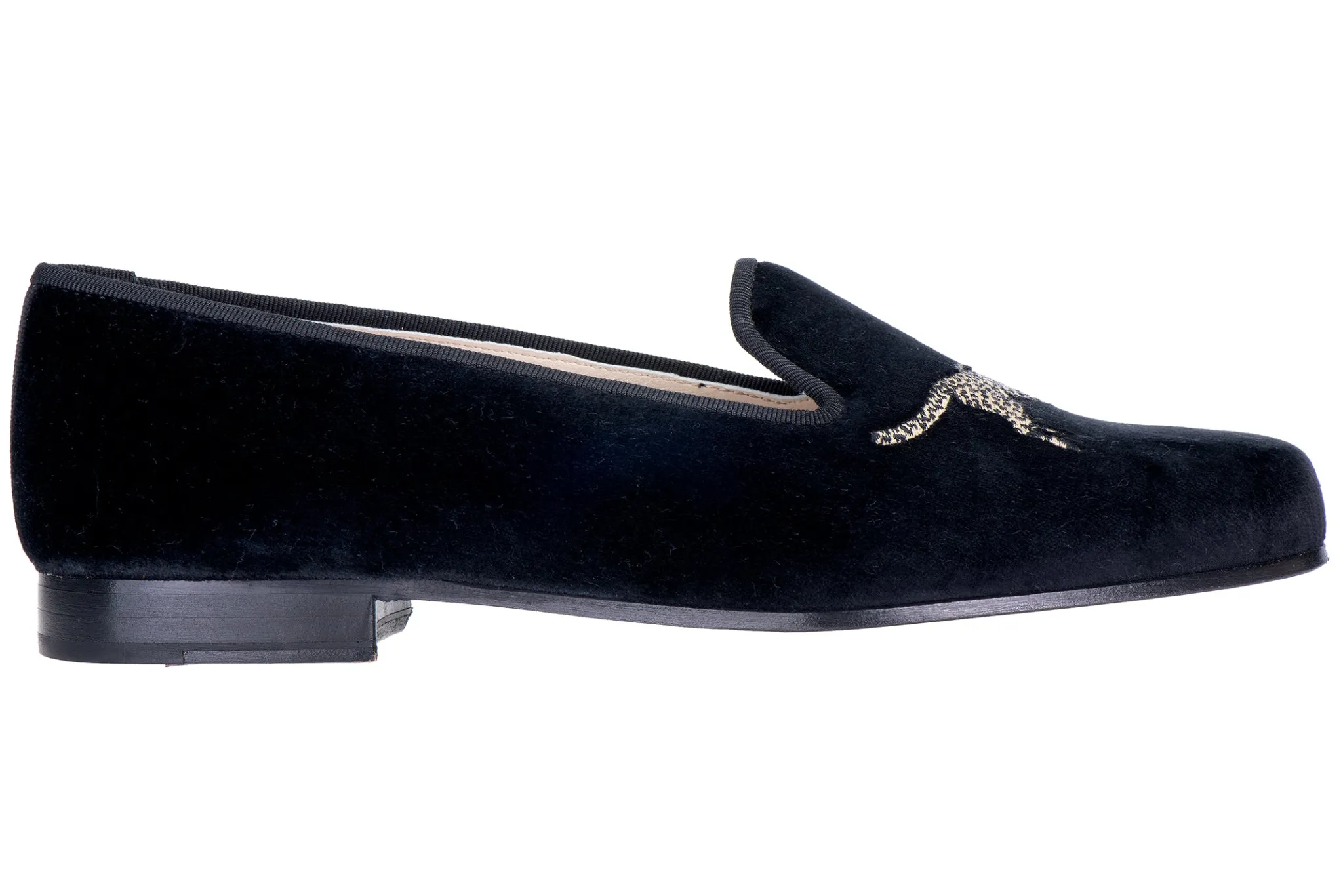 Cheetah Velvet Slipper (Women)<Stubbs & Wootton Clearance