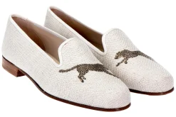 Cheetah Dune Linen Slipper (Men)<Stubbs & Wootton Sale