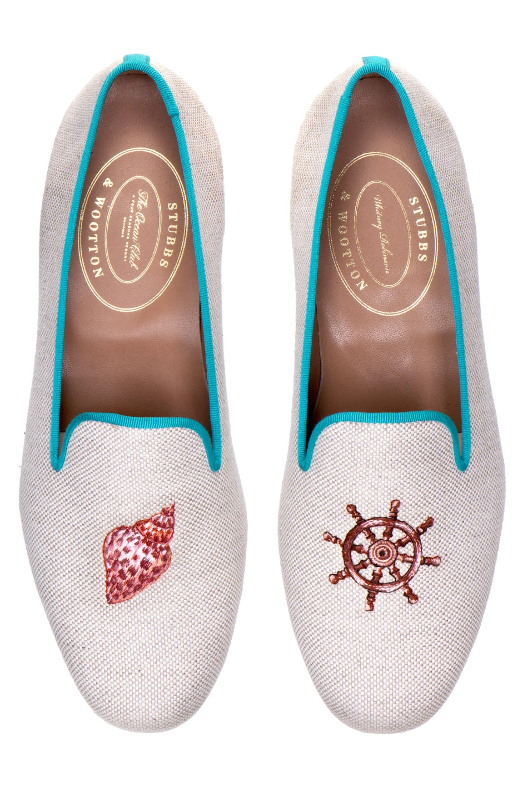 Conch Helm Linen Slipper (Men)<Stubbs & Wootton Sale