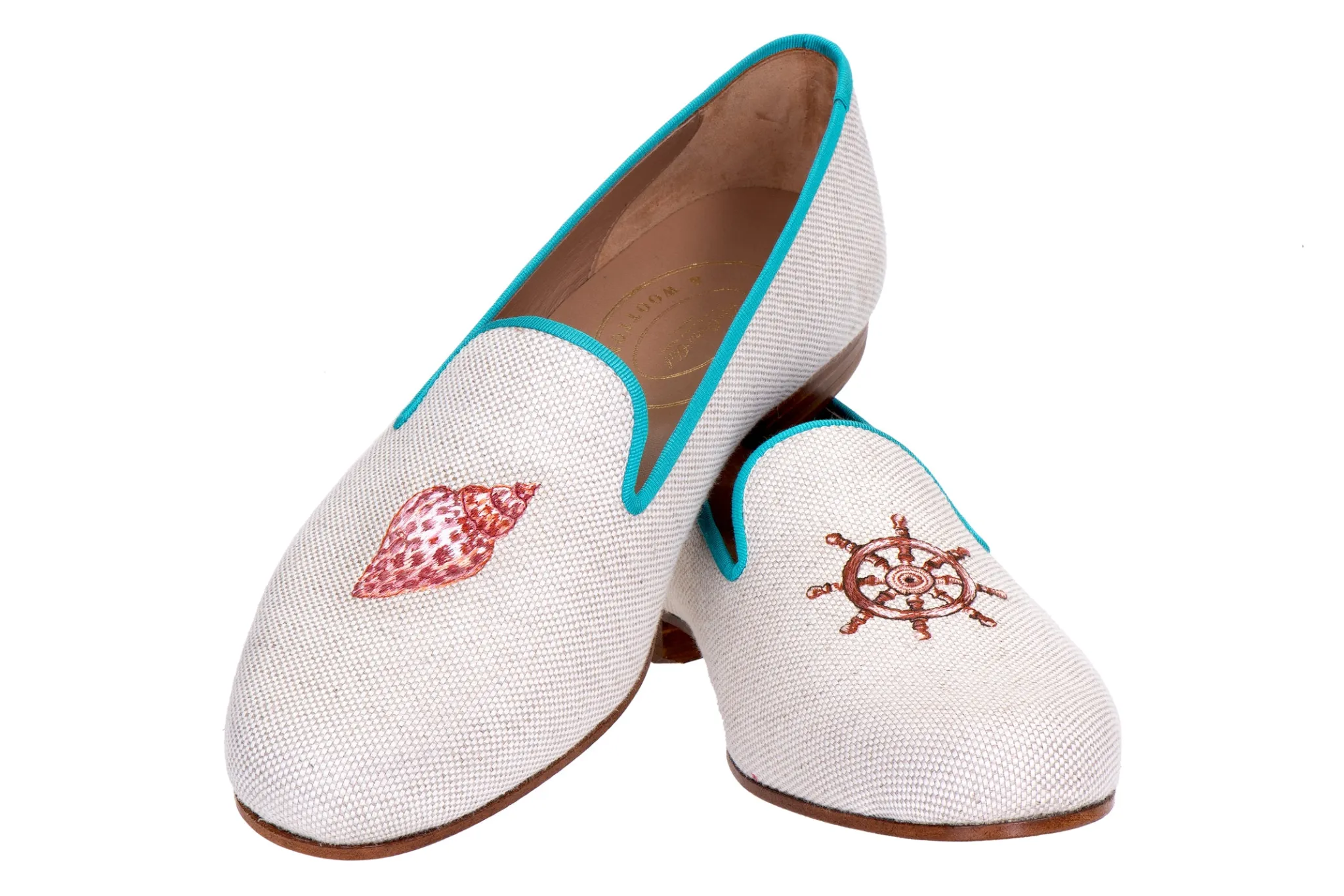 Conch Helm Linen Slipper (Men)<Stubbs & Wootton Sale