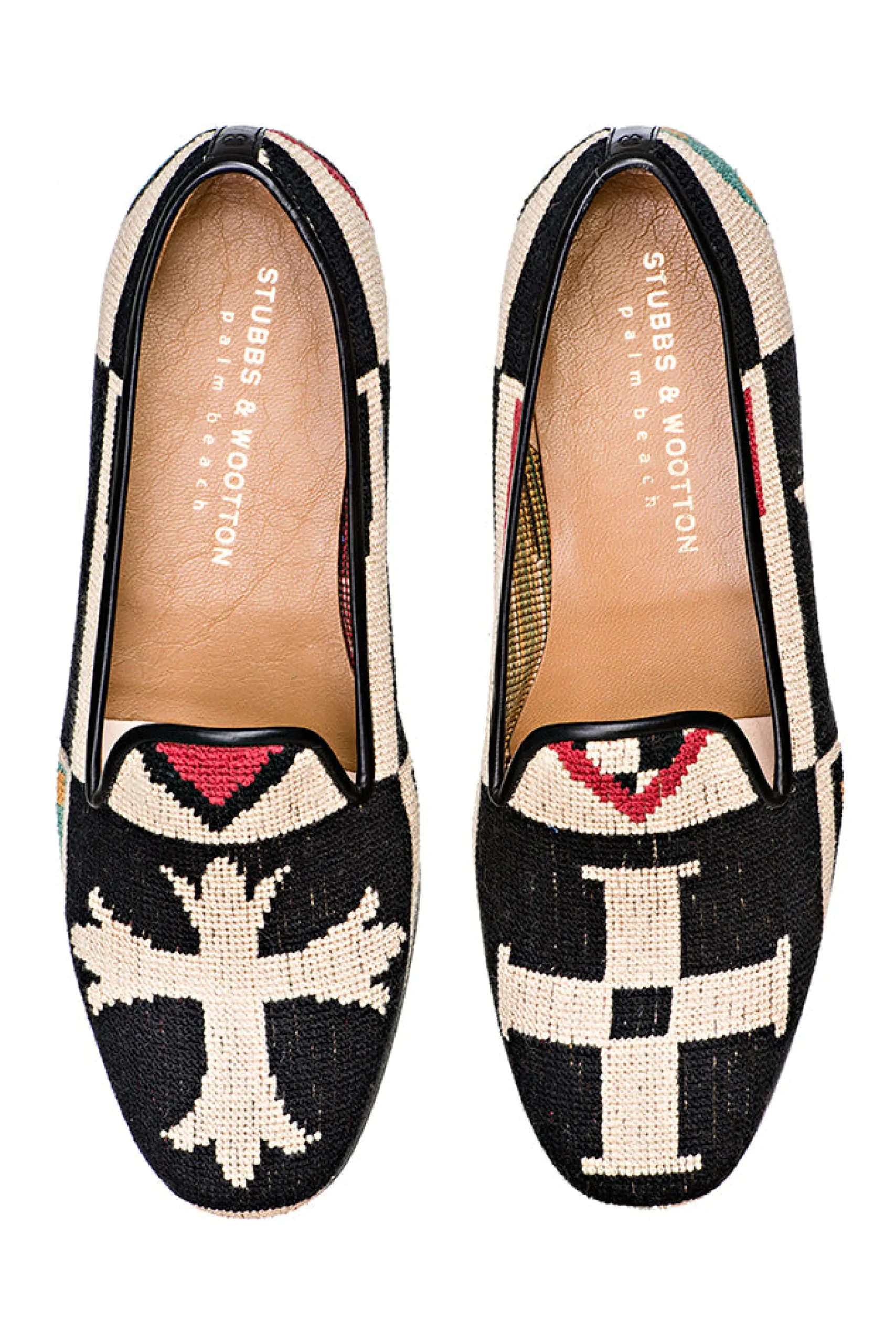 Crest Needlepoint Slipper (Men)<Stubbs & Wootton Hot