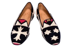 Crest Needlepoint Slipper (Men)<Stubbs & Wootton Hot