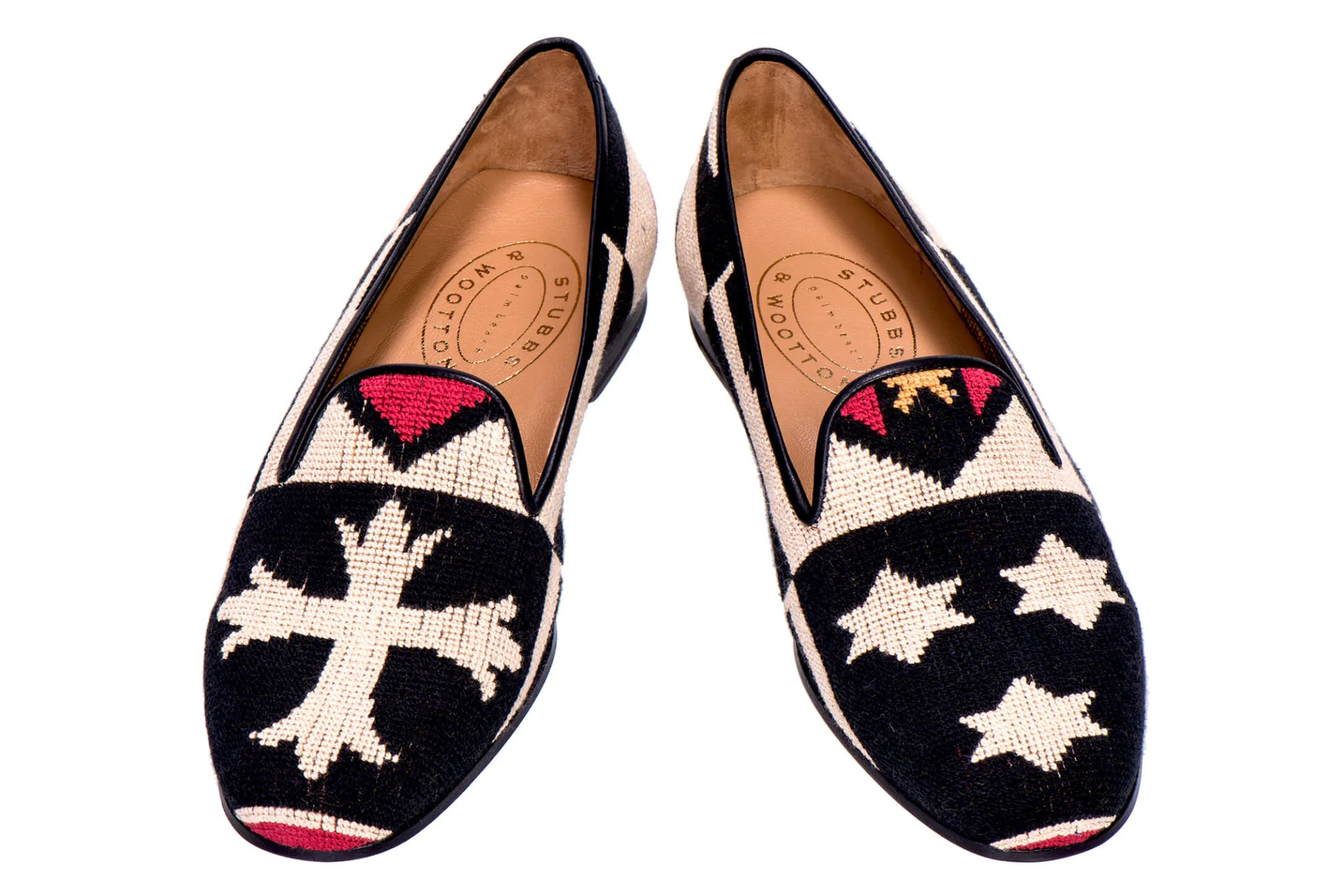 Crest Needlepoint Slipper (Men)<Stubbs & Wootton Hot