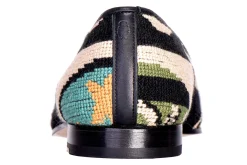 Crest Needlepoint Slipper (Narrow)<Stubbs & Wootton Hot