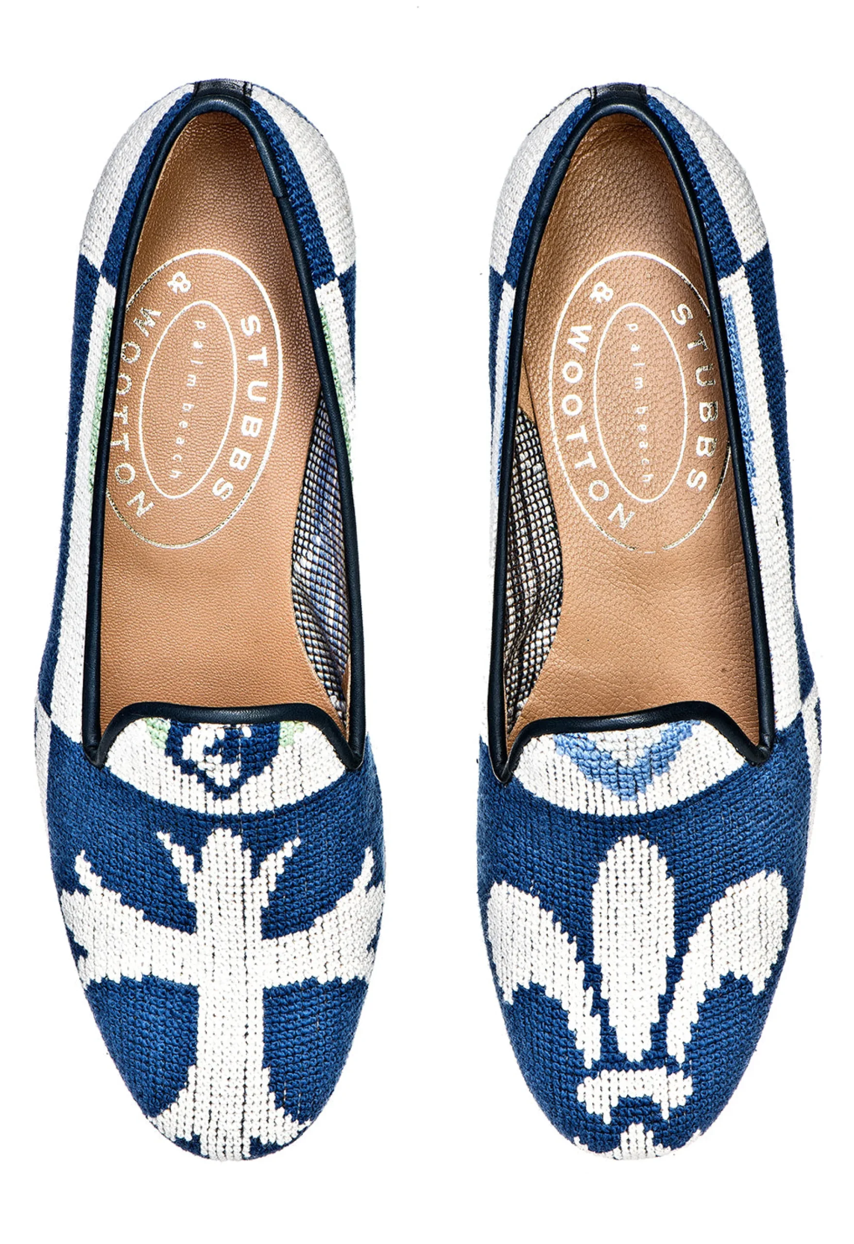 Crest Needlepoint Slipper (Men)<Stubbs & Wootton Hot