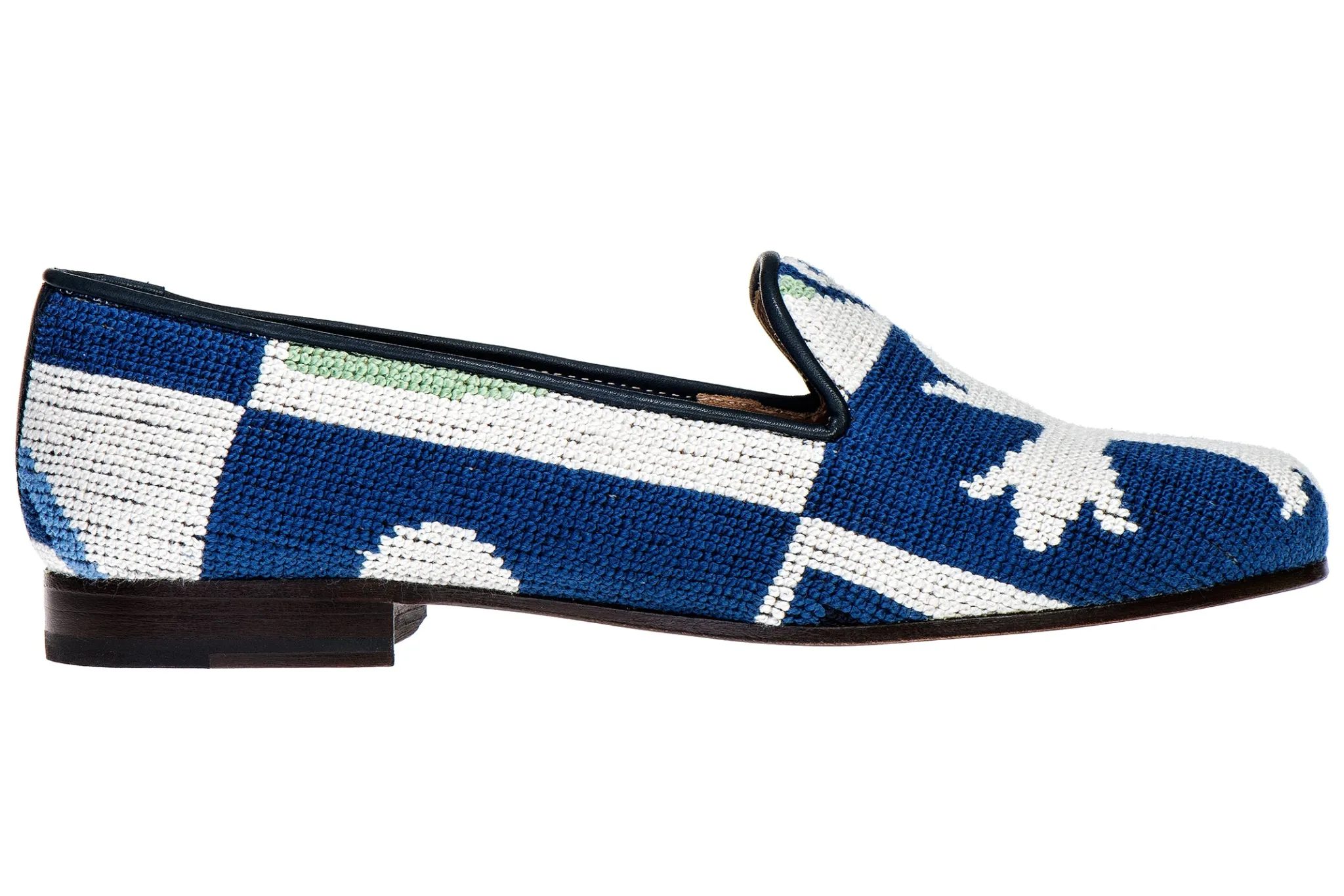 Crest Needlepoint Slipper (Men)<Stubbs & Wootton Hot