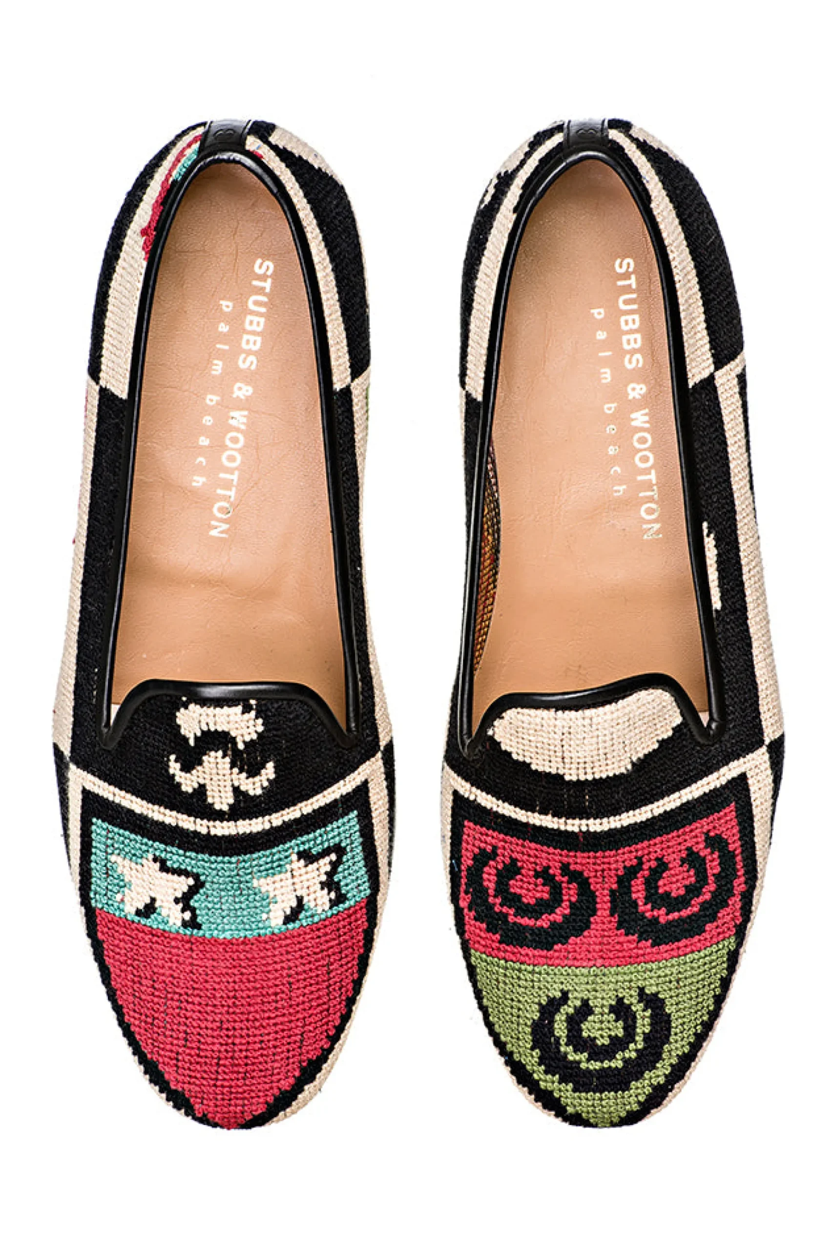 Crest Needlepoint Slipper (Men)<Stubbs & Wootton Sale