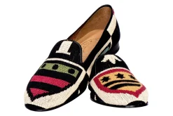 Crest Needlepoint Slipper (Women)<Stubbs & Wootton Sale