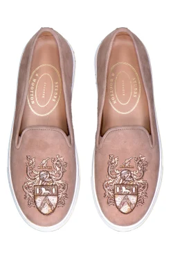 Crest Taupe Suede Sneaker (Women)<Stubbs & Wootton Discount