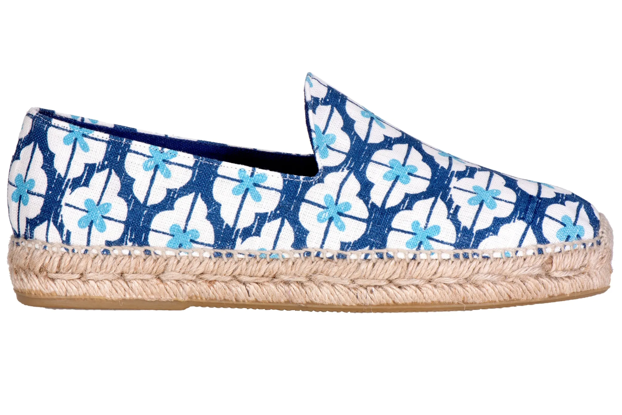 Geometric Indigo Gatsby (Men)<Stubbs & Wootton Outlet