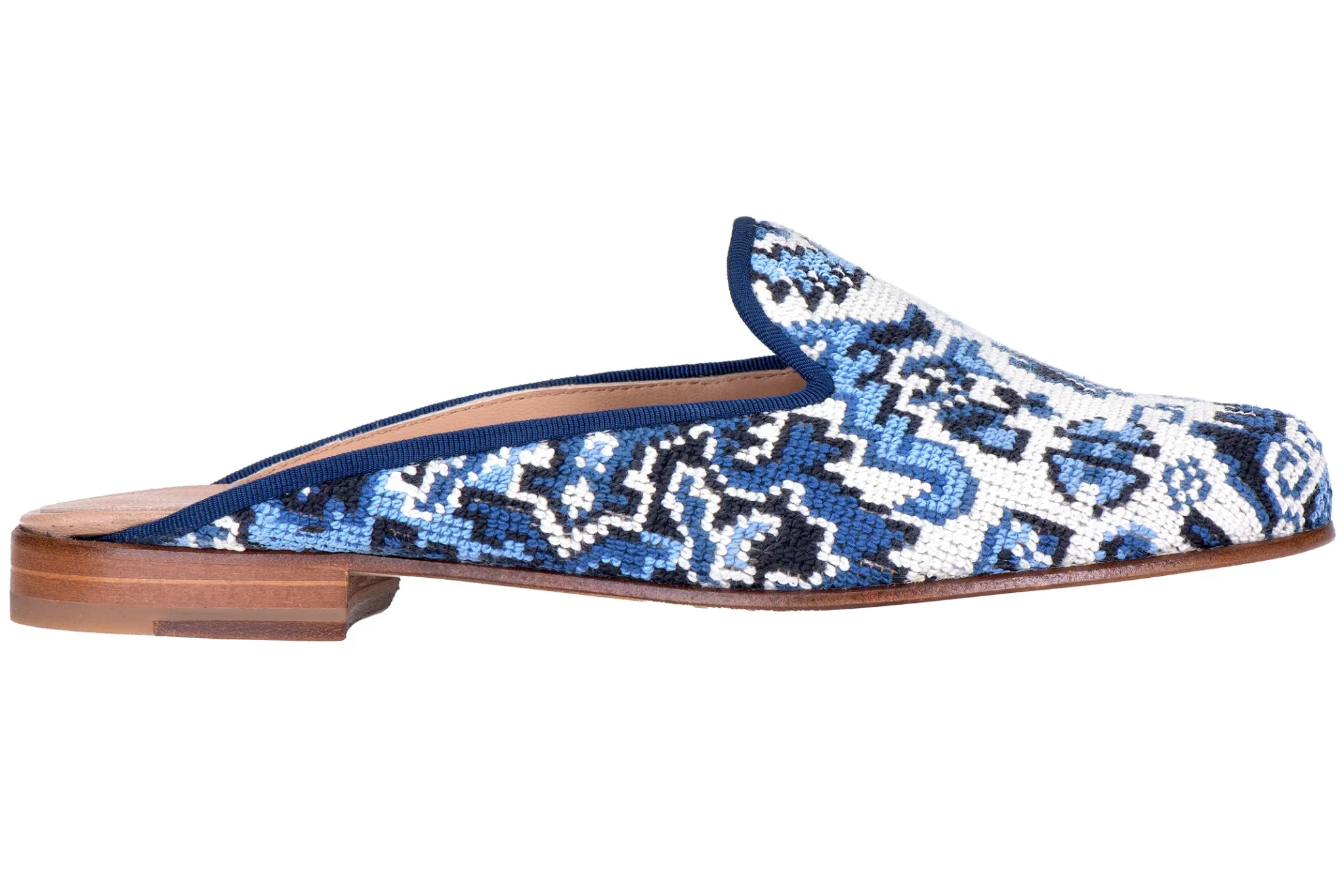 Heriz Needlepoint Mule (Women)<Stubbs & Wootton Clearance