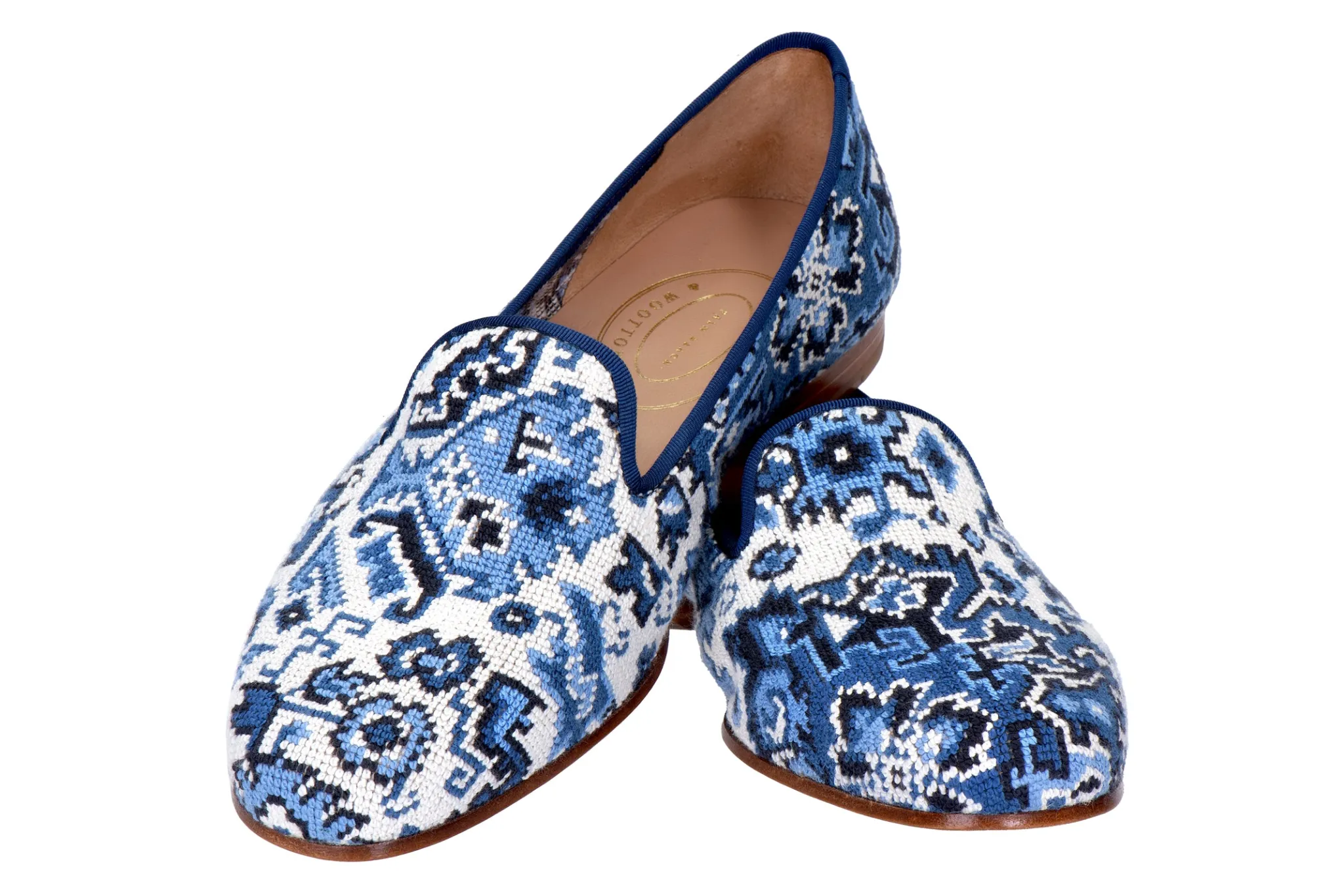 Heriz Needlepoint Slipper (Women)<Stubbs & Wootton New