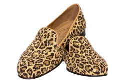 Jane Leopard Needlepoint Slipper (Women)<Stubbs & Wootton Online