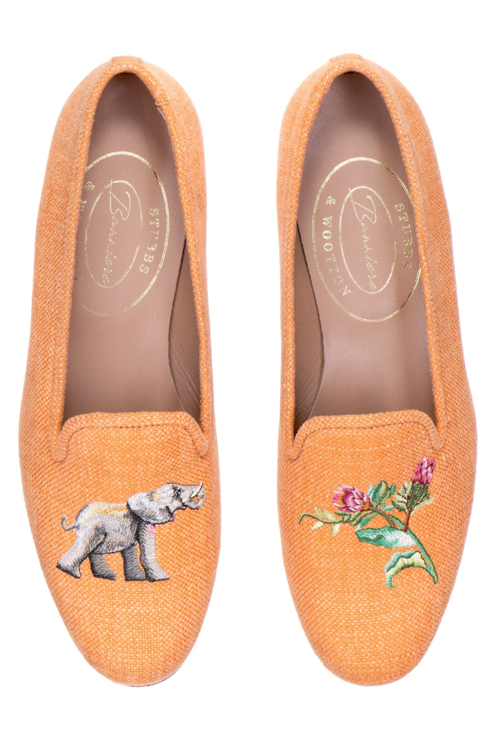 Jungle Ochre Linen Slipper (Men)<Stubbs & Wootton Best