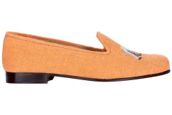 Jungle Ochre Linen Slipper (Men)<Stubbs & Wootton Best