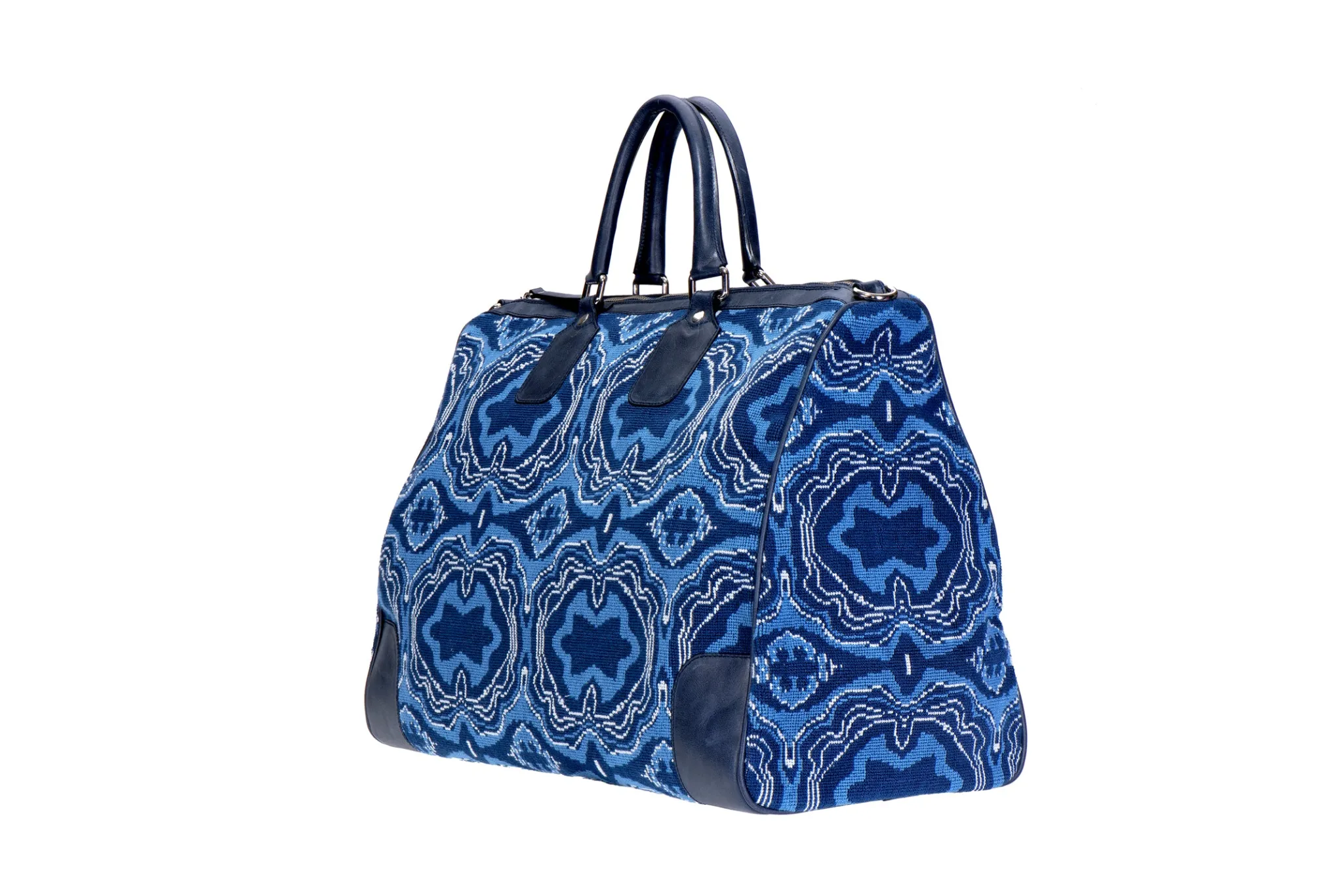 Lazurite Needlepoint Weekender<Stubbs & Wootton New