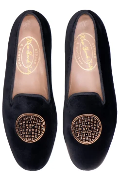 Metropolis Bronze Velvet Slipper (Men)<Stubbs & Wootton Sale
