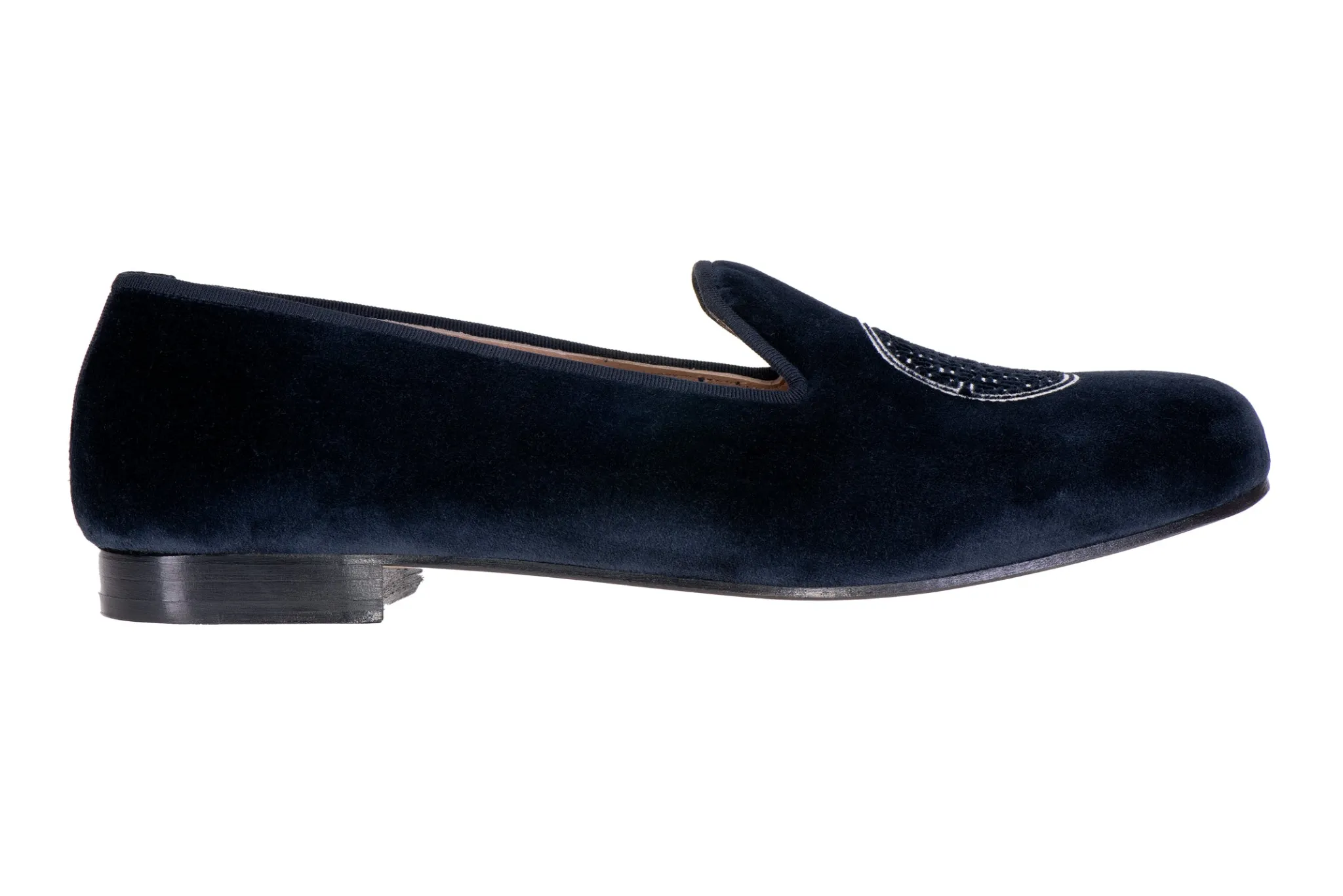 Metropolis Nickel Velvet Slipper (Men)<Stubbs & Wootton Fashion