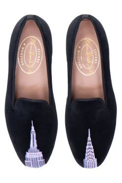 Skyscraper Velvet Slipper (Women)<Stubbs & Wootton Online