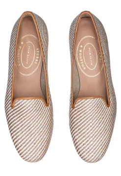 Straw Raffia Slipper (Men)<Stubbs & Wootton Discount