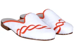 Treccia Orange Cloth Mule (Men)<Stubbs & Wootton Sale