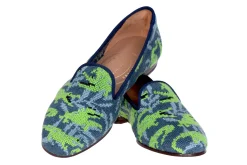 Wetlands Needlepoint Slipper (Women)<Stubbs & Wootton Best