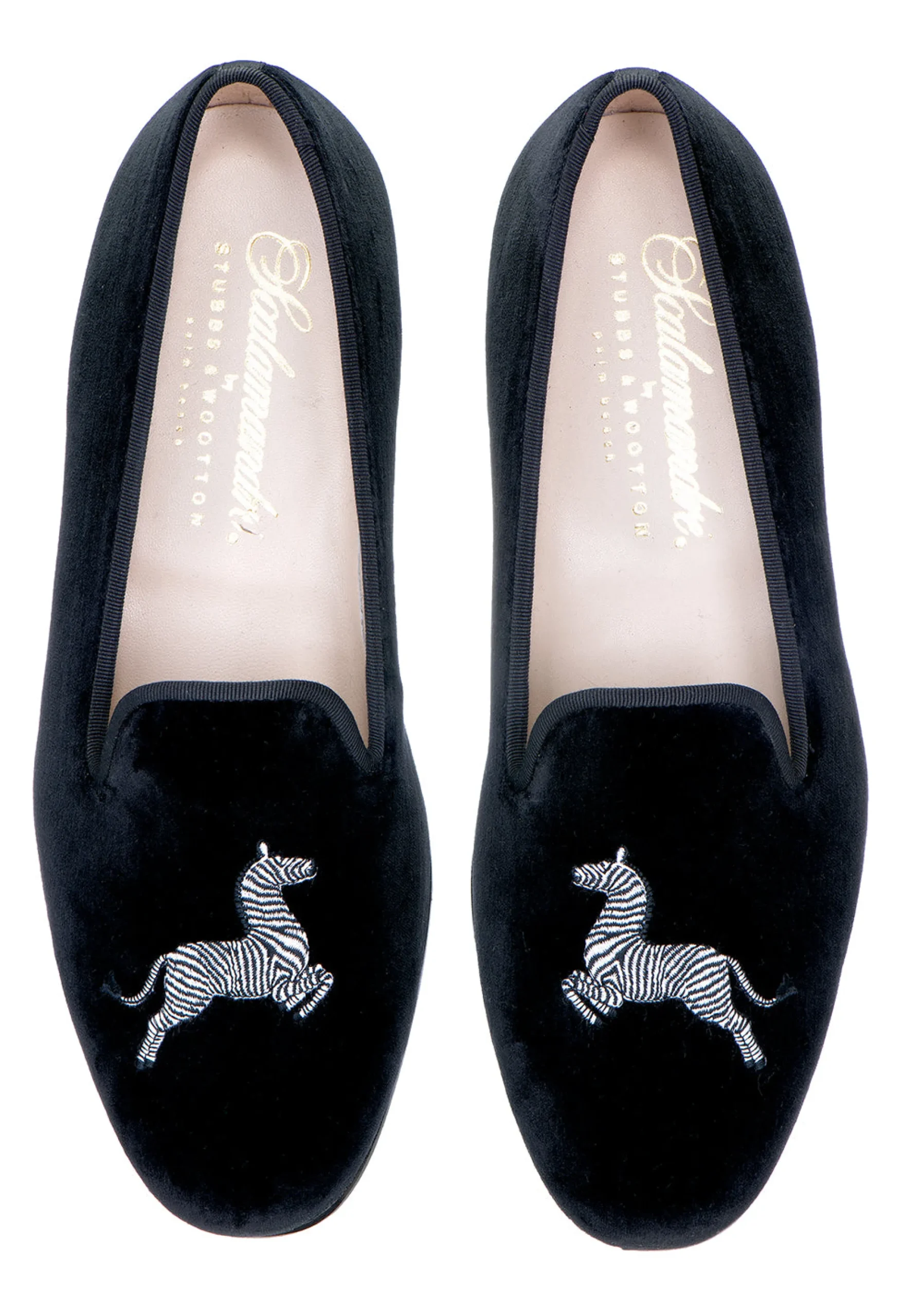 Zebra Velvet Slipper (Women)<Stubbs & Wootton Outlet