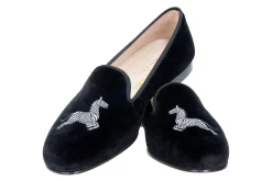 Zebra Velvet Slipper (Women)<Stubbs & Wootton Outlet