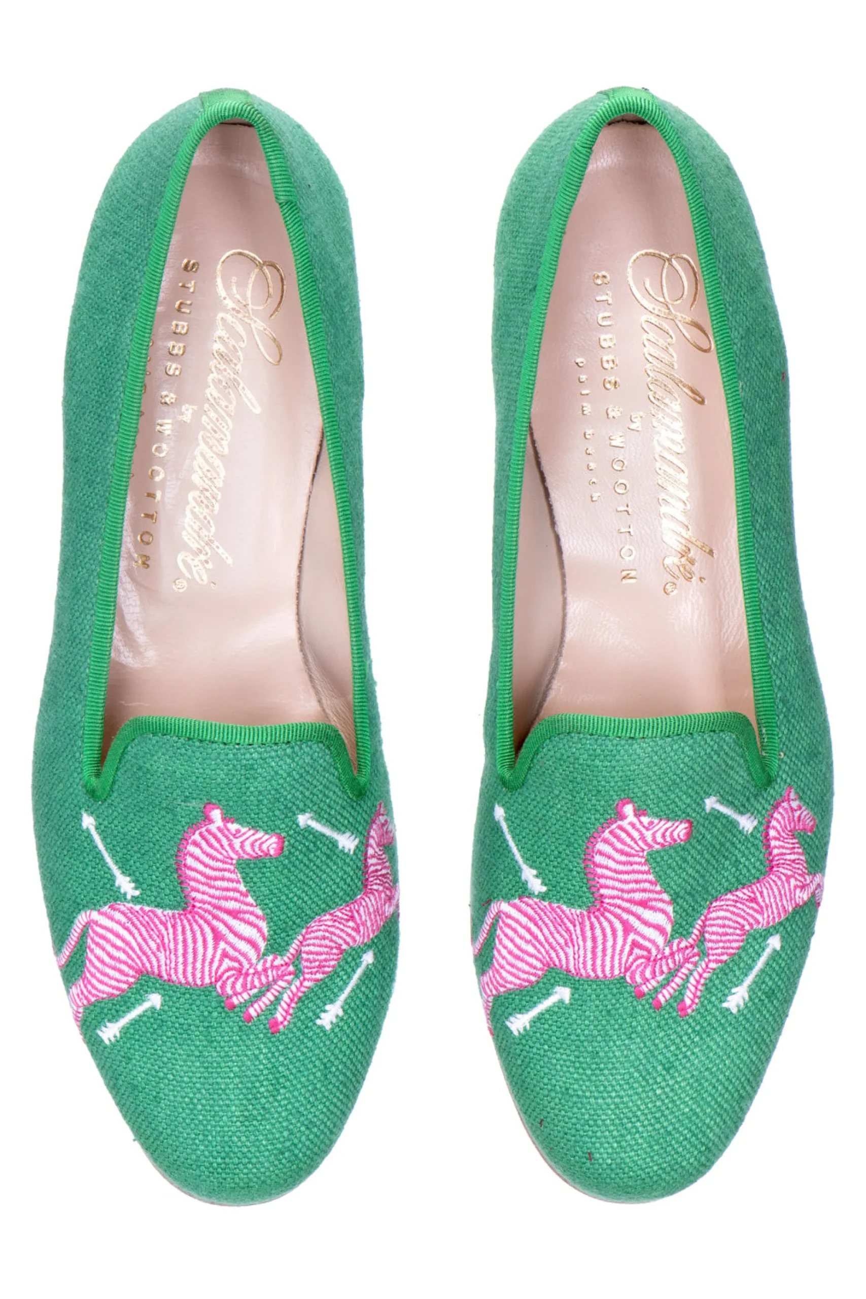 Zebras Kelly Linen Slipper (Men)<Stubbs & Wootton Sale