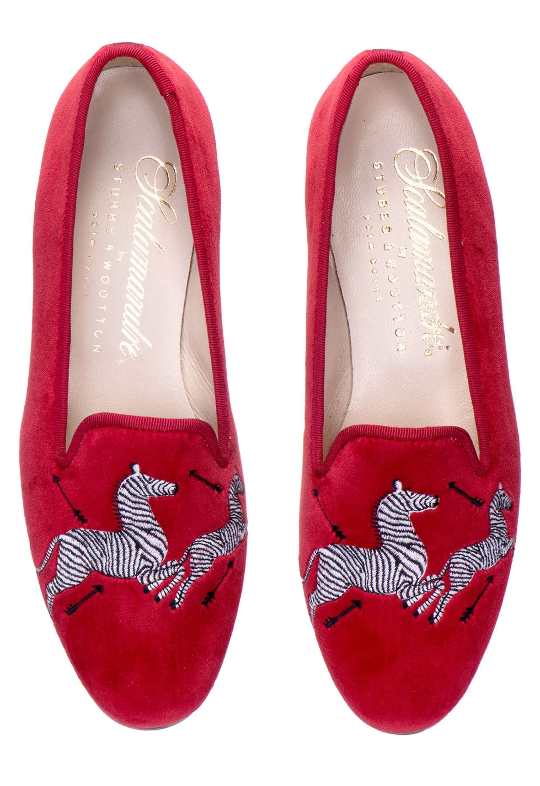 Zebras Velvet Slipper (Women)<Stubbs & Wootton Discount