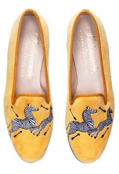 Zebras Velvet Slipper (Women)<Stubbs & Wootton Best