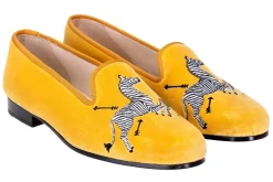 Zebras Velvet Slipper (Women)<Stubbs & Wootton Best